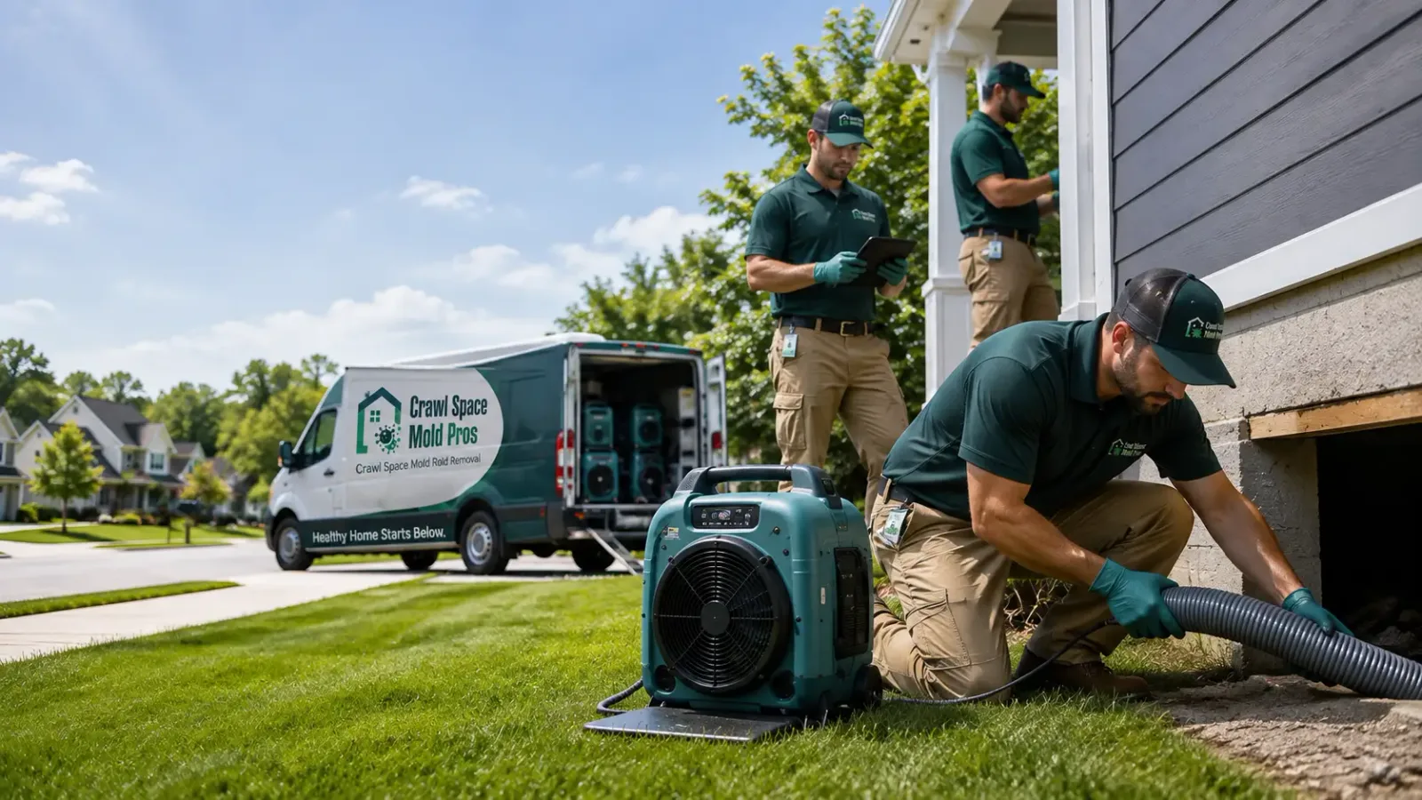 Crawl Space Mold Removal in Surfside, CA